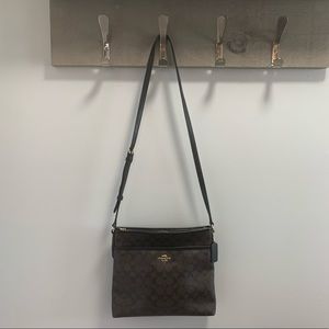 Coach Signature File Crossbody Bag